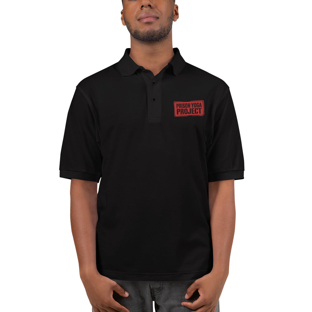 Men's Premium Polo w/ PYP Logo in Red