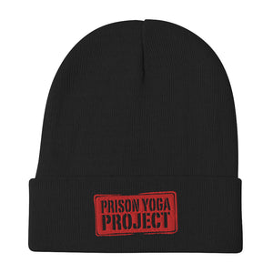 Beanie w/ Embroidered PYP Logo in Red